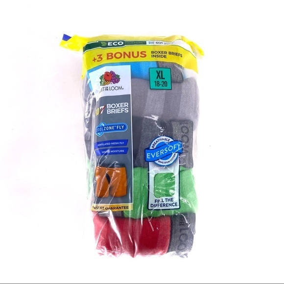 Fruit of the Loom Boys' Assorted Boxer Briefs - XL - Picture 1 of 6